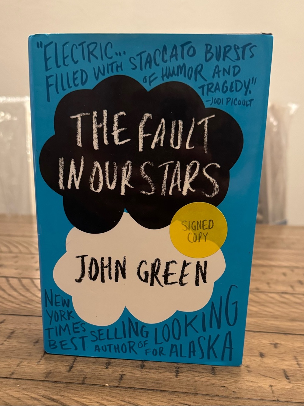 SIGNED COPY The Fault In Our Stars By John Green, like new